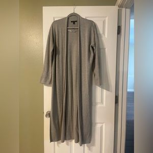 Banana Republic grey long cardigan